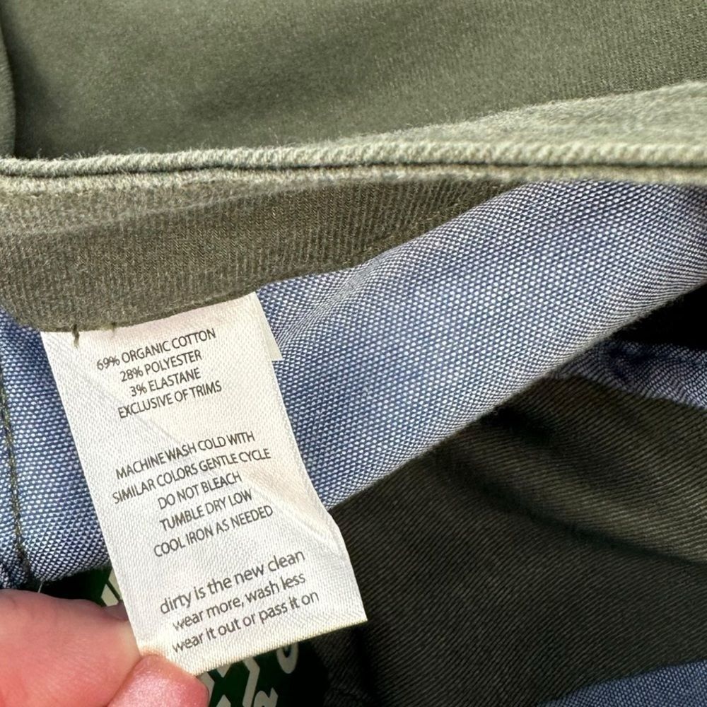 Toad&Co Olive Green Jean Shorts NWT - Picture 6 of 9